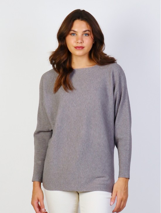 Long Bat Sleeves Pullover Loose Top